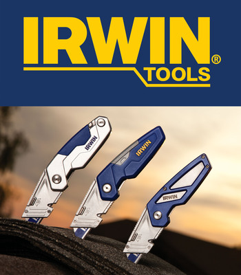 IRWIN Introduces New Series of Folding Utility Knives With Proprietary BladeLock Technology