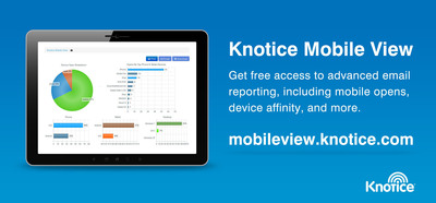 Knotice Introduces Mobile View, Giving Marketers a Clear View of Mobile Email Opens