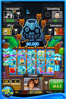 "Big Fish Casino" Introduces New "Forbidden Island" Slots Game