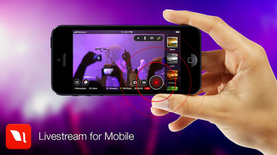 Livestream Releases New iPhone App for Live Viewing and Broadcasting on the Go