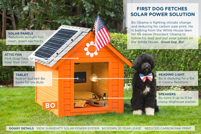 Sungevity: President Obama Addresses Climate Change While First Dog Bo Fetches The Solution