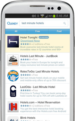 Quixey Launches Sponsored Apps Program