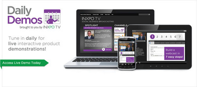 INXPO Launches Daily Demos to Highlight their Webcasting and Social Business TV Software