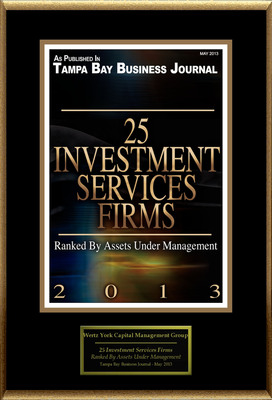 Wertz York Capital Management Group Selected For "25 Investment Services Firms"