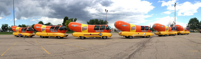 The Oscar Mayer Brand Pits Wienermobile Vehicles Against Each Other For The First Time Ever In Cross-country Summer Road Rally