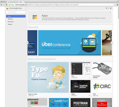 UberConference Selected by Google for Chrome Packaged Apps Initiative