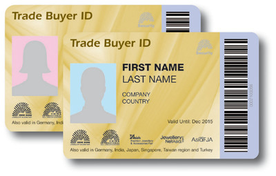 Mit der Trade Buyer ID Card erhalten Besucher ab sofort bequem Zugang zu allen Schmuckmessen von UBM Asia