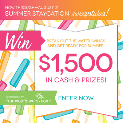 From You Flowers Celebrates Summer With Staycation Sweepstakes