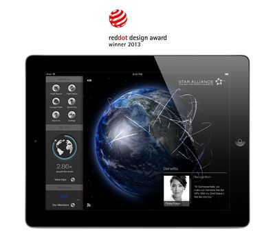 Star Alliance Navigator iPad App Wins Red Dot