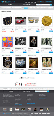 LiveAuctioneers Unveils Sleek New Design Theme; Mobile Use Doubles in Q2