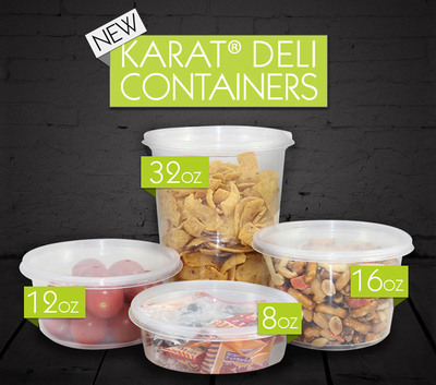 CupDepot Now Carrying New Karat® Deli Containers