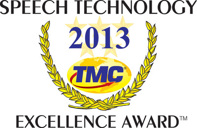 Interactions wins 2013 Speech Technology Excellence Award
