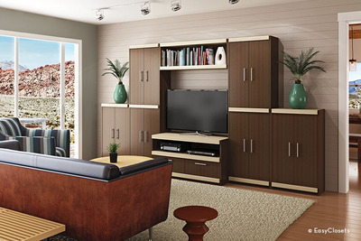 EasyClosets Custom Media Centers Perfect the Art of Home Entertainment