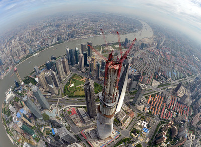 Thornton Tomasetti Announces Topping Out of Shanghai Tower, China's Tallest Building, After Four Years of Construction