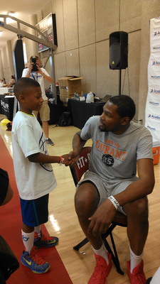 Eight-Year-Old Donates Shoes to Kevin Durant Charity Foundation