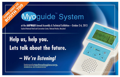 Intronix Technologies Attending AAPM&amp;R Event to Share Myoguide™, Latest Guided Injection System Breakthrough