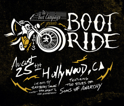 Cast from FX's hit show Sons of Anarchy to Host 3rd Annual Boot Ride and Rally on Sunday, August 25th in Los Angeles, CA