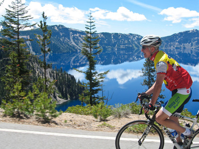 Travel Oregon Announces Inaugural Car-Free Weekend at Crater Lake National Park. Photo Credit: RideCyclingTours.com. 
