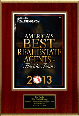 The Soda Group Selected For "America's Best Real Estate Agents 2013 - Florida Teams"