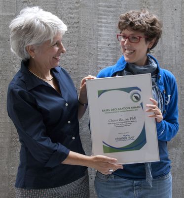 A Young Researcher from Italy Wins this Year's "Basel Declaration Award for Education in Animal Research"