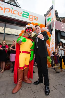 The Apprentice Star Alex Mills Opens Indian Takeaway Chain Spice 2 Go's Cardiff Store