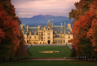 Get close to fall color at Biltmore in Asheville, NC. Crisp and cool, autumn is a great time to see George Vanderbilt's estate. 