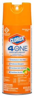 New Clorox® 4 in One Disinfectant &amp; Sanitizer Tackles Multiple Surfaces for a More Complete Clean in Just One Step