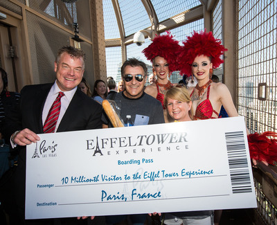 The Eiffel Tower Experience at Paris Las Vegas Celebrates 10 Millionth Visitor with 5,000 Balloon Launch