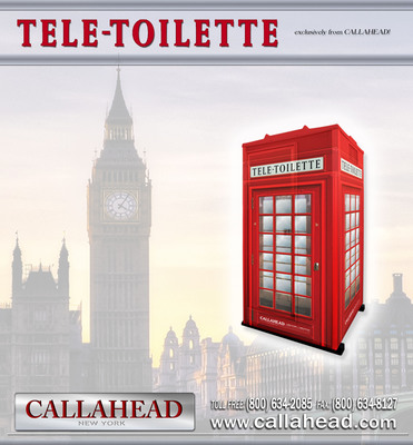 CALLAHEAD Makes a Statement with the TELE-TOILETTE Portable Toilet in New York