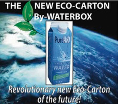*R*Evolutionary, Eco-Carton of the Future - By WaterBox. (PRNewsFoto/WaterBox)
