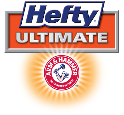 Introducing New Hefty® Ultimate™ with ARM &amp; HAMMER™ Odor Control Trash Bags