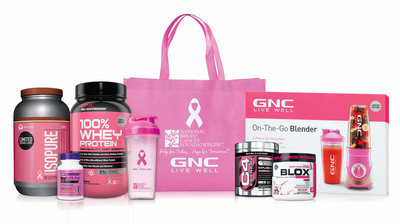 GNC Partners with Its Vendors to Support the National Breast Cancer Foundation During National Breast Cancer Awareness Month in October