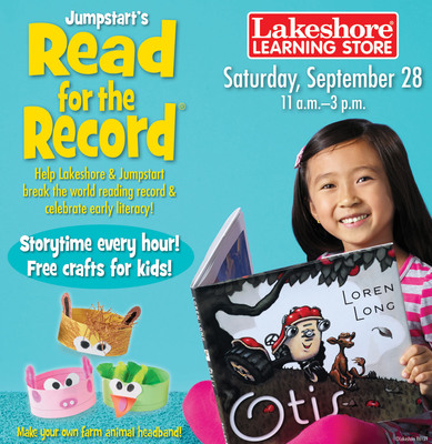 Lakeshore® to Host Nationwide Event in Celebration of Jumpstart's Read for the Record® on September 28