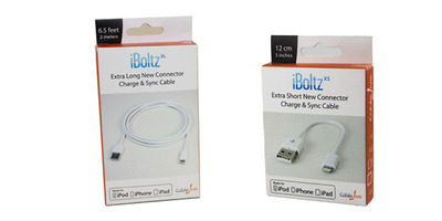 CableJive Launches iBoltz, Extra Long and Extra Short Charge and Sync Cables for Apple's Newest Devices, iOS 7