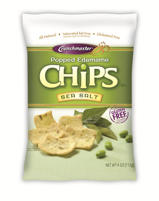 Crunchmaster® Launches New Popped Edamame Chips - Extraordinary Veggie Chips