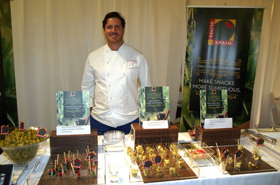 Chef Seamus Mullen presents his recipes using Olives from Spain at Spain's Great Match!