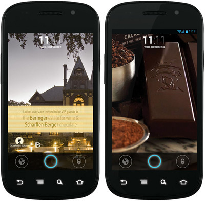 Locket Partners with Scharffen Berger Chocolate Maker to Bring Digital Marketing to Life on Android Lock Screens