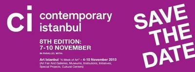 Contemporary Istanbul anuncia su 8 Edición del 7 al 10 de noviembre de 2013