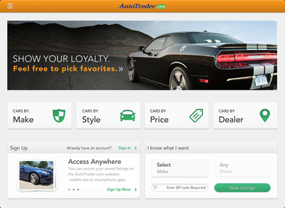 New AutoTrader.com iPad App Helps Shoppers Discover Their Perfect Car