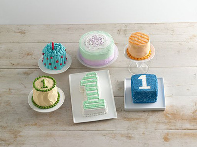 Make Baby's First Birthday a Smash with Playful Pint-Sized Cakes