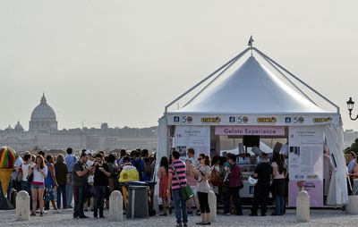 CARPIGIANI s'apprête à apporter une oasis de rafraîchissements au désert de Dubaï grâce aux tentes de Giulio Barbieri