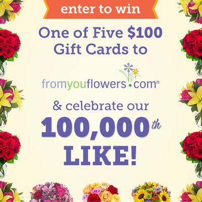 From You Flowers Hosts Special Sweepstakes for 100,000+ Facebook Fans