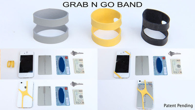 One-piece Problem Solver: Deceptively Simple Grab N Go Band Combines Minimalism and Convenience, Enables Users to Carry Just the Essentials