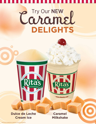Rita's Italian Ice Introduces New Caramel Delights!