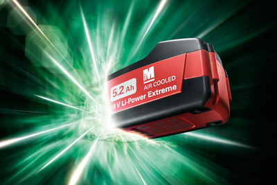 Metabo Introduces the First 5.2 Ah Battery System