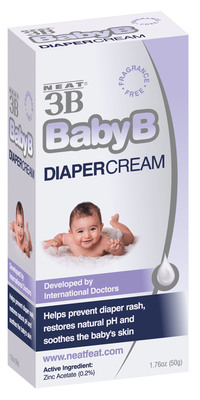 Keep Baby's Bottom Soft, Smooth and Pain-free with Neat Feat's Baby B Diaper Rash Cream