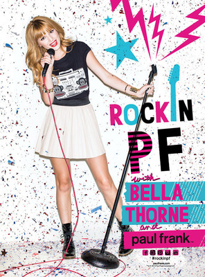 Paul Frank Announces "Rockin' PF" with Teen Star Bella Thorne