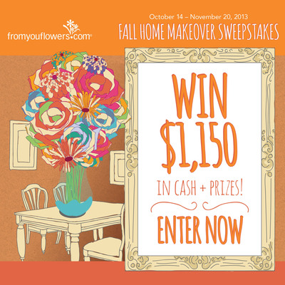 From You Flowers Launches Fall Home Makeover Sweepstakes