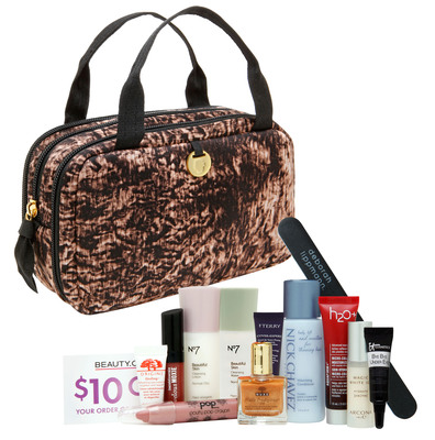 Beauty.com Debuts The Ava Bag in Tigermilk Print as Gift with Purchase This Holiday Season