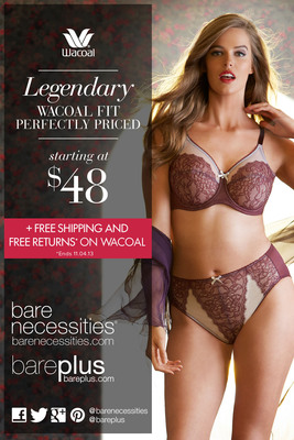 Bare Necessities Unleashes Wacoal: Legendary Fit, Perfectly Priced.